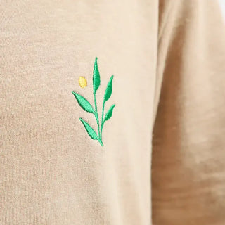 T-shirt lin brodé La Gentle Factory Barthélemien