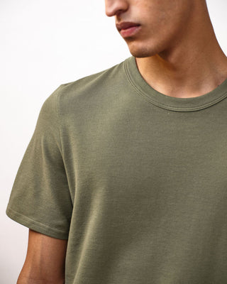 T-shirt DAO Romain manches courtes maille piquée vert