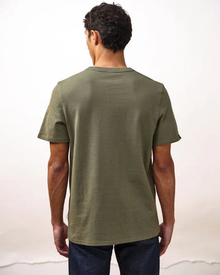 T-shirt DAO Romain manches courtes maille piquée vert