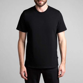 T-shirt Noir Homme Coton Bio Épais - DAO | Made in France | CQFD