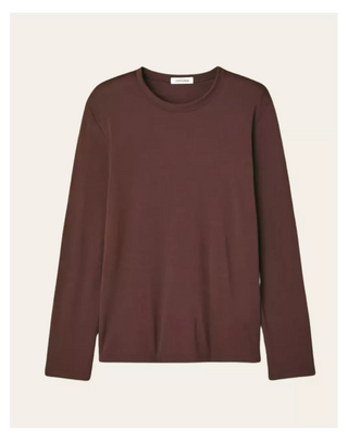 T-shirt Épais Homme Laine Mérinos Chocolat - Nils Lemahieu | CQFD