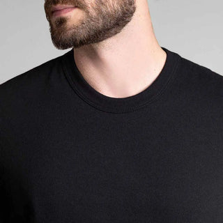T-shirt Noir Homme Coton Bio Épais - DAO | Made in France | CQFD