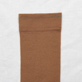 Chaussettes Bonne Maison Uni caramel UNI182