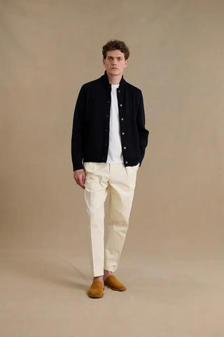 Veste Teddy Le Minor marine