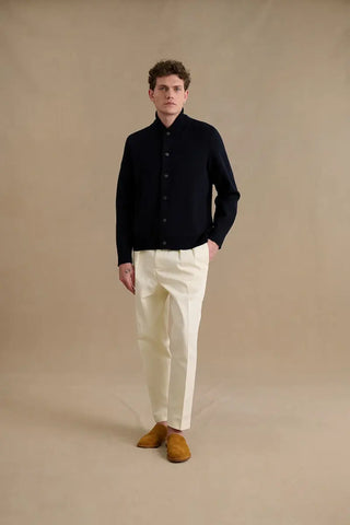 Veste Teddy Le Minor marine