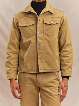 Veste Homme Gabardine Camel Nico - DAO | Made in France | CQFD