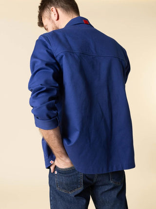 Veste de travail 703 1083 Bleu Ouvrier - 100% Coton Bio
