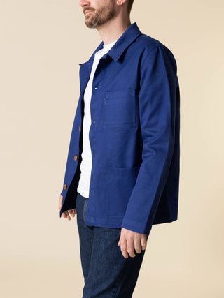 Veste de travail 703 1083 Bleu Ouvrier - 100% Coton Bio
