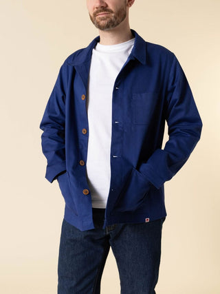Veste de travail 703 1083 Bleu Ouvrier - 100% Coton Bio