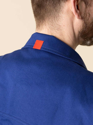 Veste de travail 703 1083 Bleu Ouvrier - 100% Coton Bio