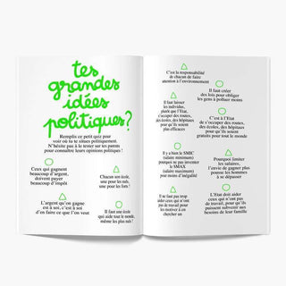 cahier activités ah si j'étais président minus éditions