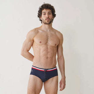 l'amiral slip de bain en polyamide le slip francais