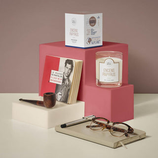 bougie en cire vegetale la belle meche encens papyrus