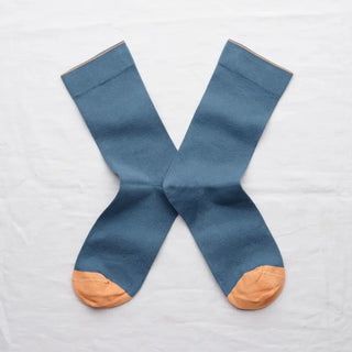 Chaussette Bonne Maison Uni abysse UN206