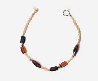 Collier Multicolore CHIC ALORS brun