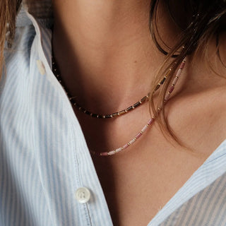 collier Baia Oeil du Tigre Camille Colette Studio