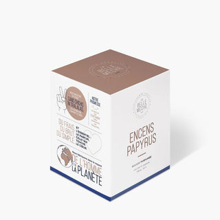 bougie en cire vegetale la belle meche encens papyrus