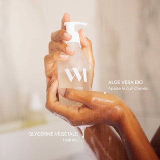 flacon shampoing What Matters bio usage fréquent