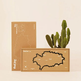 Silhouette murale The Line Ibiza Island