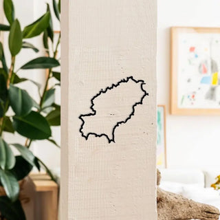 Silhouette murale The Line Ibiza Island