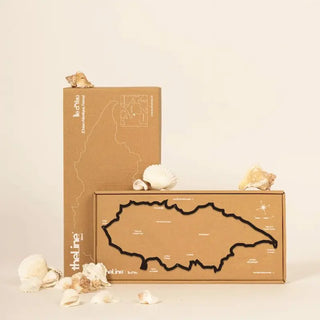 silhouette murale en acier Ile d'Yeu The Line