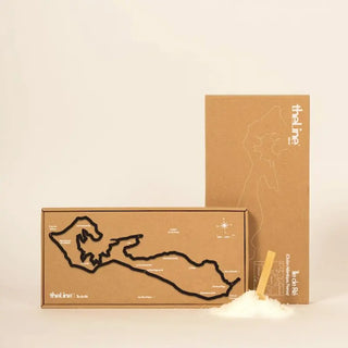 silhouette murale en acier Ile de Ré The Line