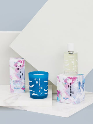 Bougie Parfumée Kerzon "Fleur Bleue"