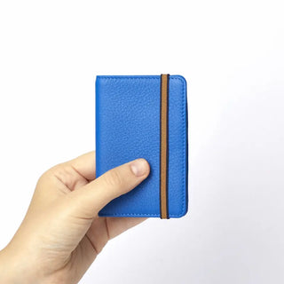 porte-carte élastique bleu ciel carré royal
