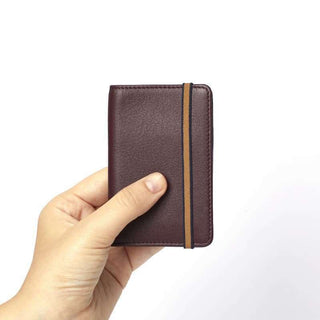 porte-carte élastique bordeaux carré royal