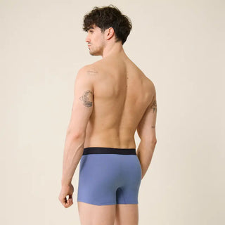 Boxer Marius en coton bio Bleu jean Le Slip Français