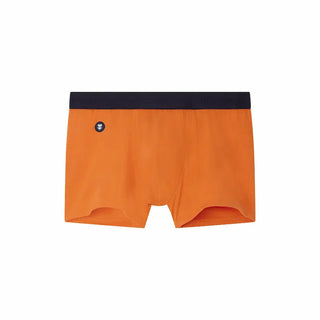 Boxer Marius en coton bio Orange Alberge Le Slip Français