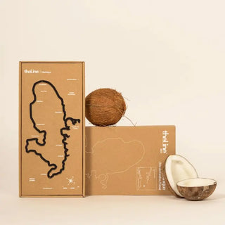 silhouette murale en acier Martinique The Line