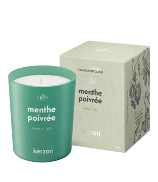 Bougie Parfumée Menthe Poivrée - Kerzon | Fraîcheur & Sauge