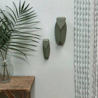 Cigale murale en céramique Monochromic vert provence