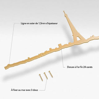 Silhouette murale The Line Paris