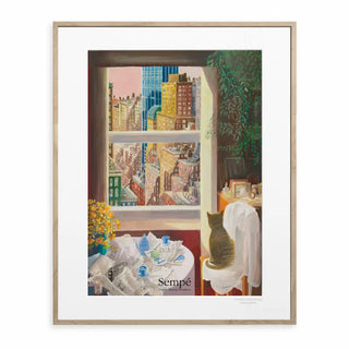 Illustration Sempé "Chat NYC" Image Republic