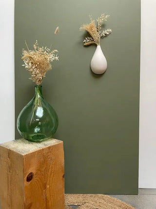 Soliflore mural en céramique Monochromic vert de provence