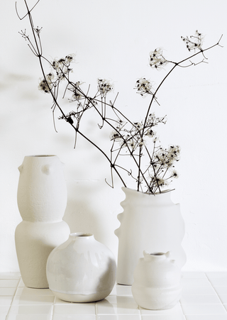 vase edition limitee ovide blanc collection les sages jars