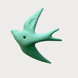 Hirondelle murale en céramique Monochromic