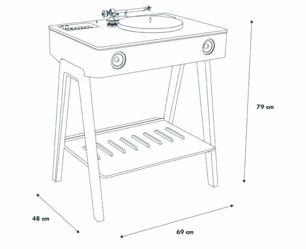 LX schéma enceinte connectée avec platine