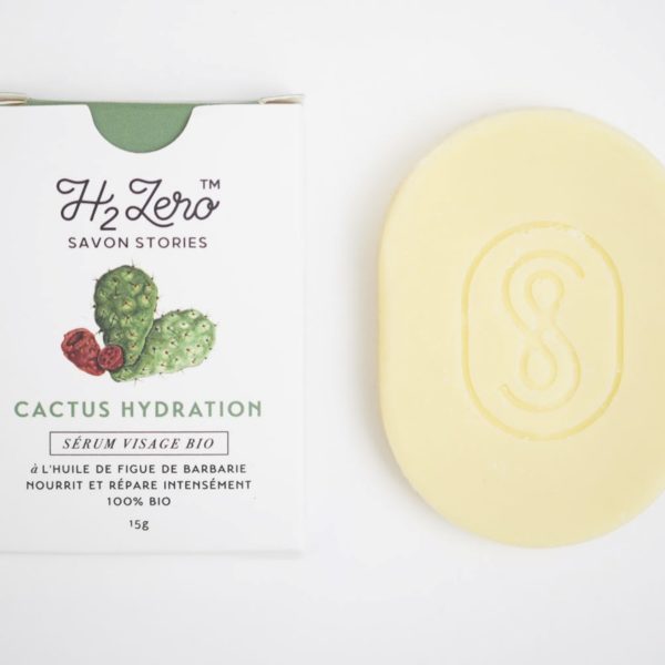 Sérum hydratation solide Visage bio – Cactus