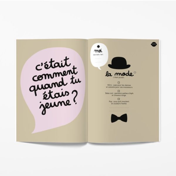 Cahier collaboratif entre grands parents et enfants