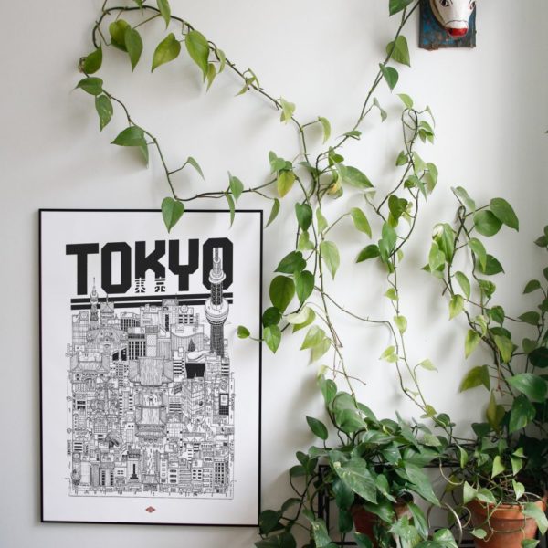 Affiche Tokyo A4 – Docteur Paper
