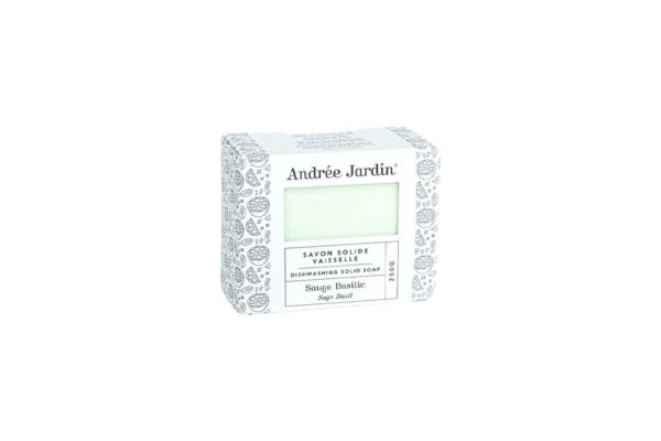 Produit vaisselle solide sauge basilic Andrée jardin