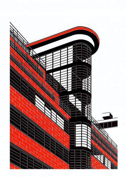 Affiche Hélène Lacombe – Building