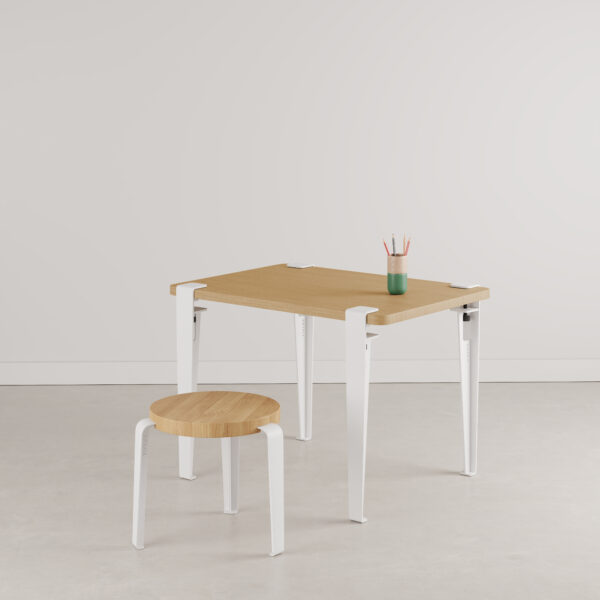 bureau enfant tiptoe blanc nuage et tabouret lou