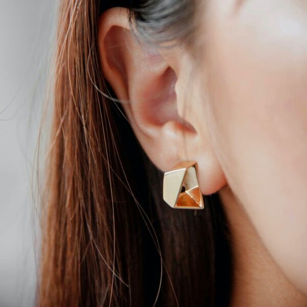 Boucles d’oreilles collection « Archi » mini – Atelier AKKA