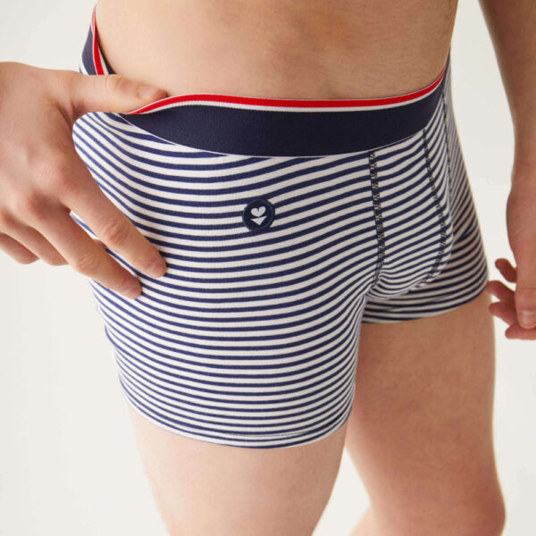 Boxer en coton bio Marius marinière Le Slip Français