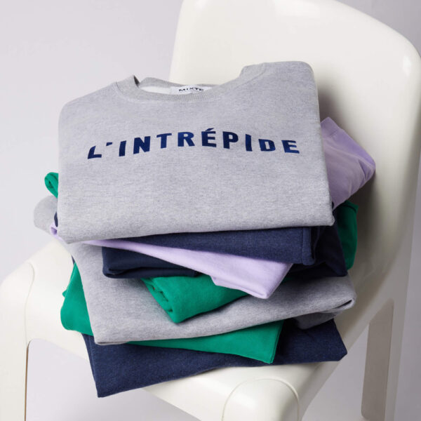 Sweat-shirt mixte en molleton Barthe « L’intrépide » – Le Slip Français