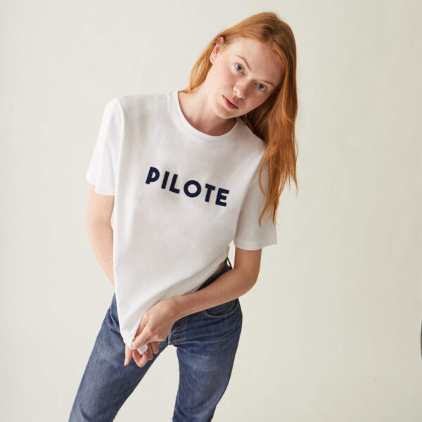 tshirt coton mixte pilote le slip francais